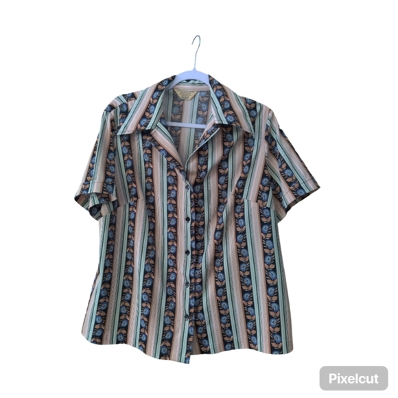 Striped Multicolor Men's Shirt - Picture 1 of 4